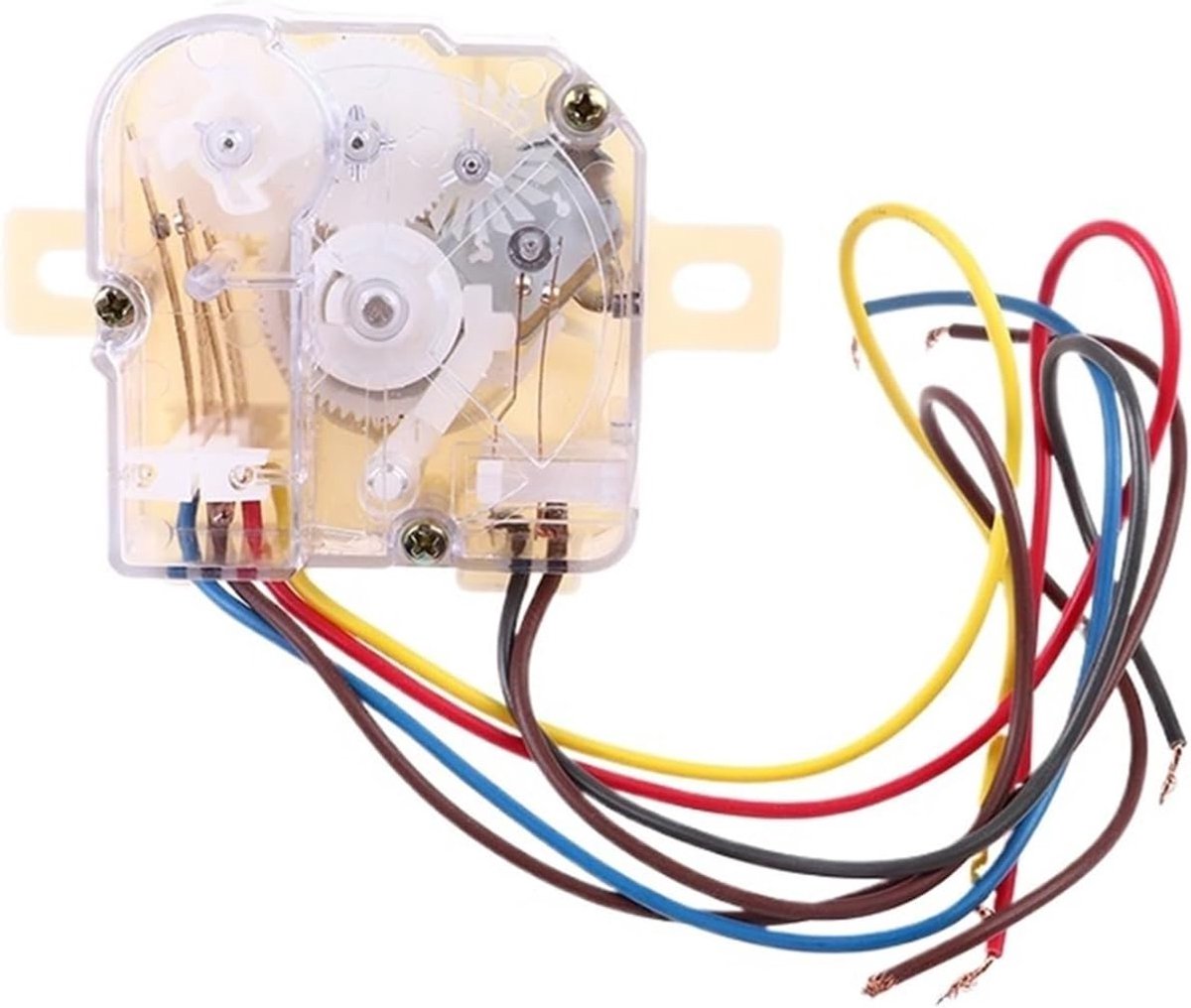 Wasmachine Timer Tijdschakelaar Was Huishoudelijk Gebruik 6 Draads Instelling 180 Graden One Color