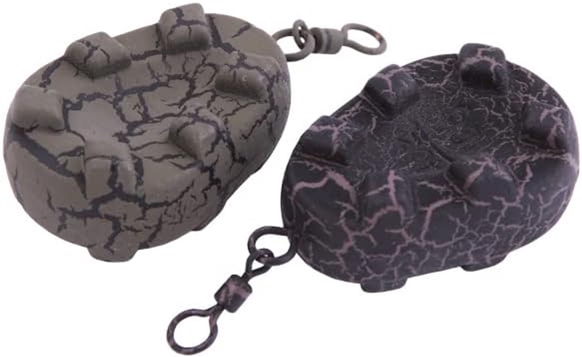 Vislood Set - Grip Lood - Vissen op karper - Camouflage Coating - 20 Stuks - Multicolor