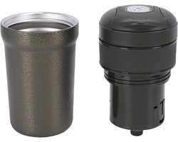 Koffiemolen Mok - Reismolen Beker - Onderweg Koffie - Geïntegreerde Molen - 400 ml - Groen