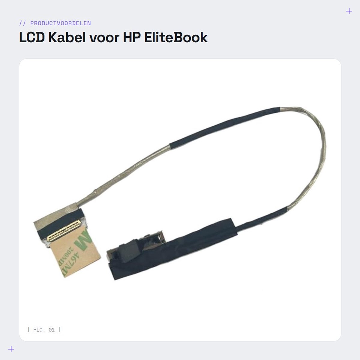 LCD Kabel voor HP EliteBook 740/745/840/845 G5