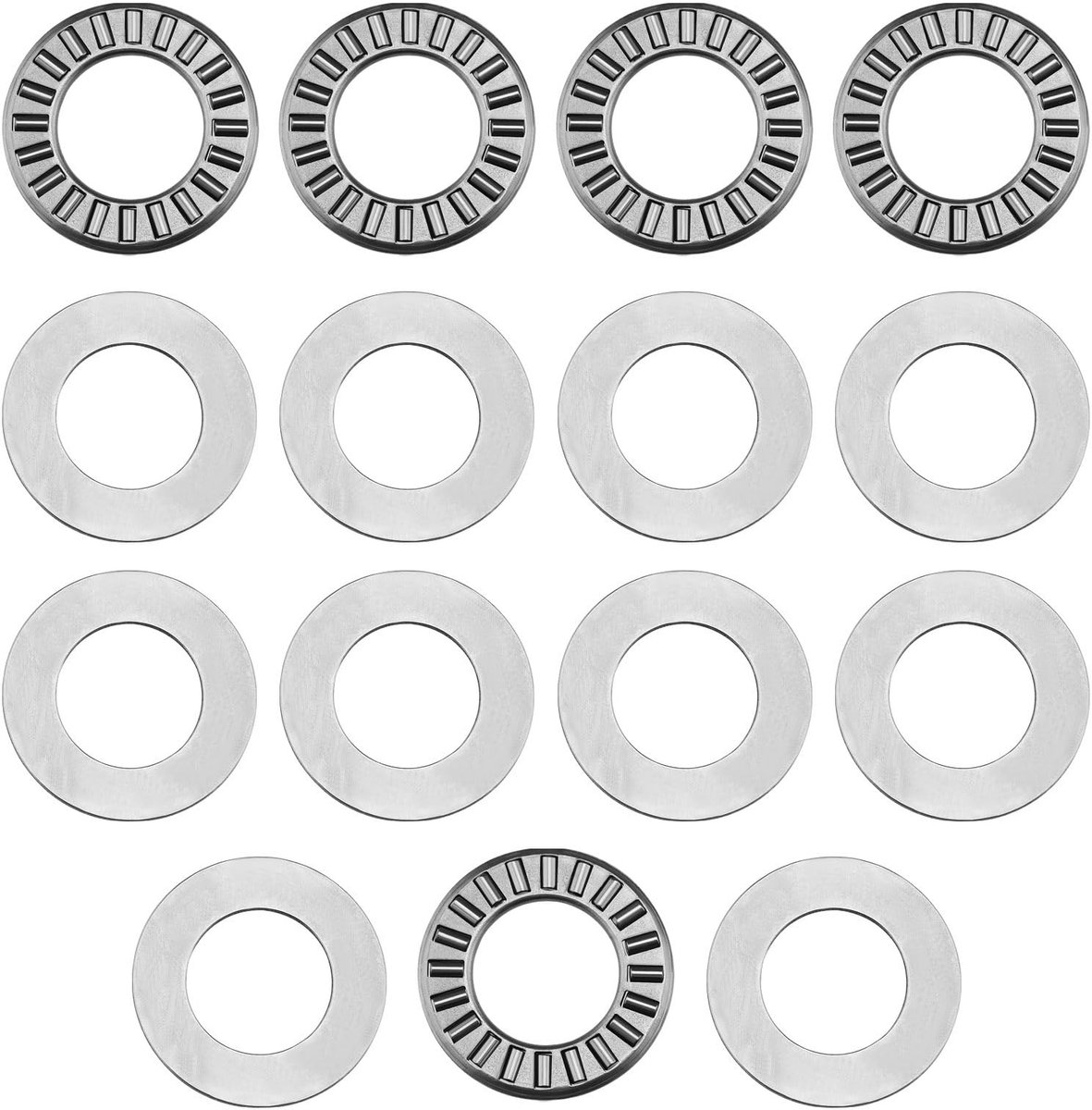 Dailygoods- Naaldlager 5 Stuks - Binnendiameter 15.88mm - Buitendiameter 28.6mm - Draagdikte 1.984mm - Pakking Dikte 0.8mm - Duurzaam Gemaakt van GCr15 Staal - Lager