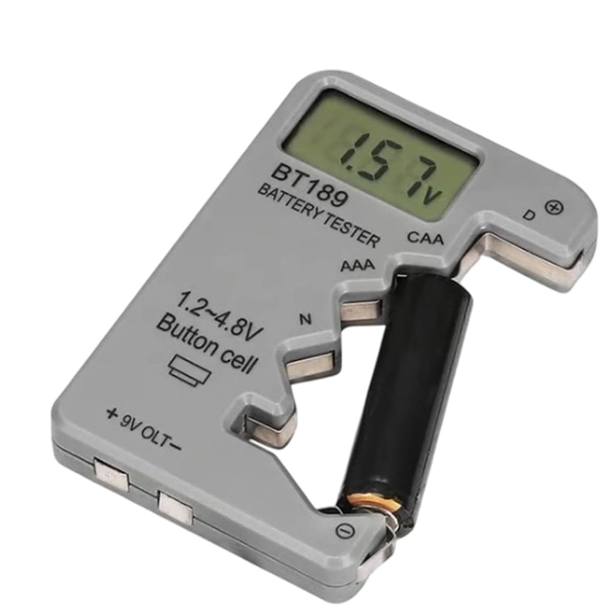 Batterij Tester - Spanningsmeter Cellen - Energie Besparen - Multifunctioneel Display - 92 x 63 x 14 cm - Zwart