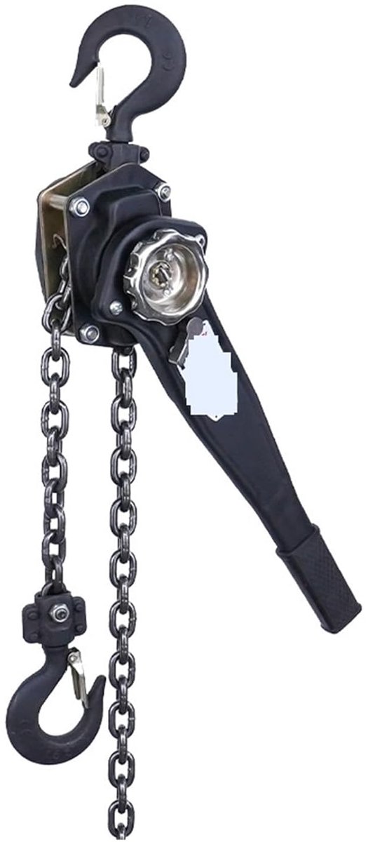 Hefboomtakel - Handtakel Ketting - Zwaar Tillen - Compact Stroomloos Ontwerp - 1 Ton - Geel