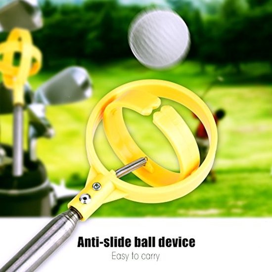 Dailygoods- Golfbal Picker - Telescopische Retriever - Roestvrij Staal - Lichtgewicht - Automatische Vergrendeling - Comfortabele Handgreep - Golfbalretriever van Dailygoods — afbeelding 5