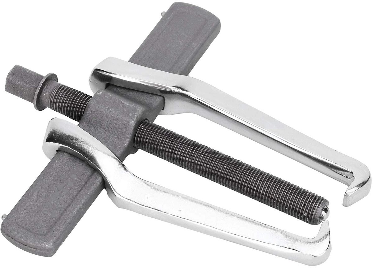 Dailygoods- Extractor - 2-kaken - Chroom-vanadium-staal - Schroeflengte 167 mm - Openingsbereik 116 mm - Voor autoreparatie/machinereparatie - Tandwieltrekker