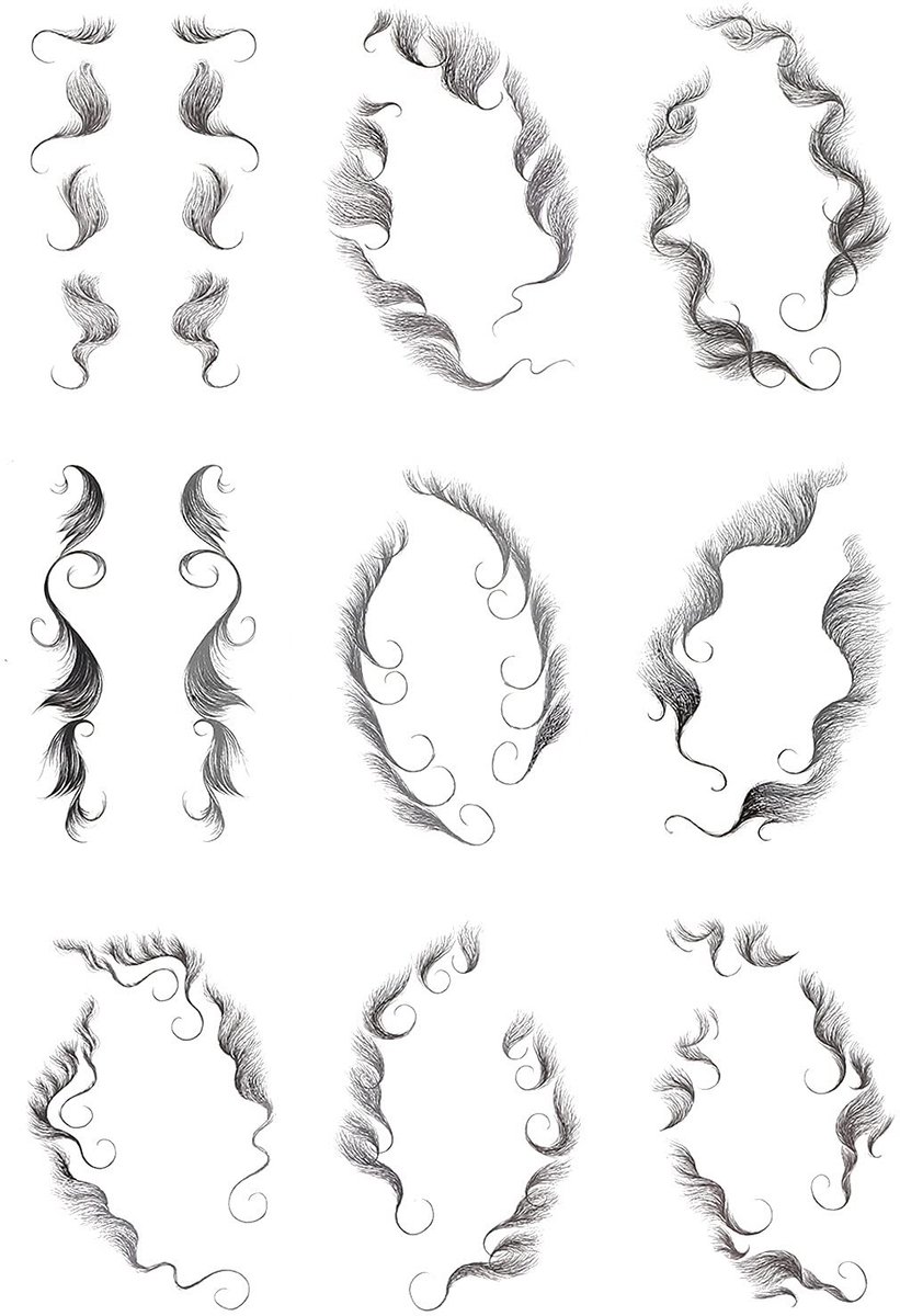 Dailygoods- Haarlijnstickers Waterdicht - Tijdelijke Make-Uptool - Haarrandtattoostickers - Haartattoostickers - Voor Vrouwen - Comfortabel en Simuleert Echte Pony - Haartattoo