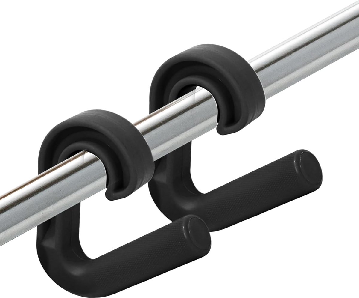 Greephouders Fitness - Handgrepen Optrekken - Kracht Training - Neutrale Grippositie - 15 x 15 x 6 cm - Zwart