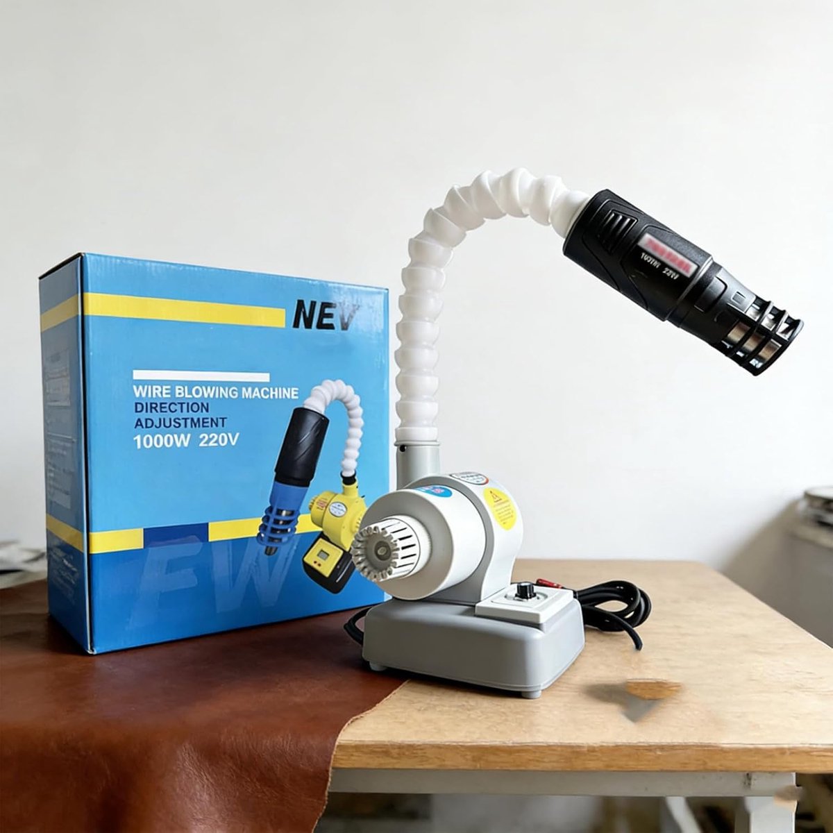 Heteluchtblazer - Hittepistool - Leer Bewerken - 8 Temperatuurstanden - 1000℃ - Zwart