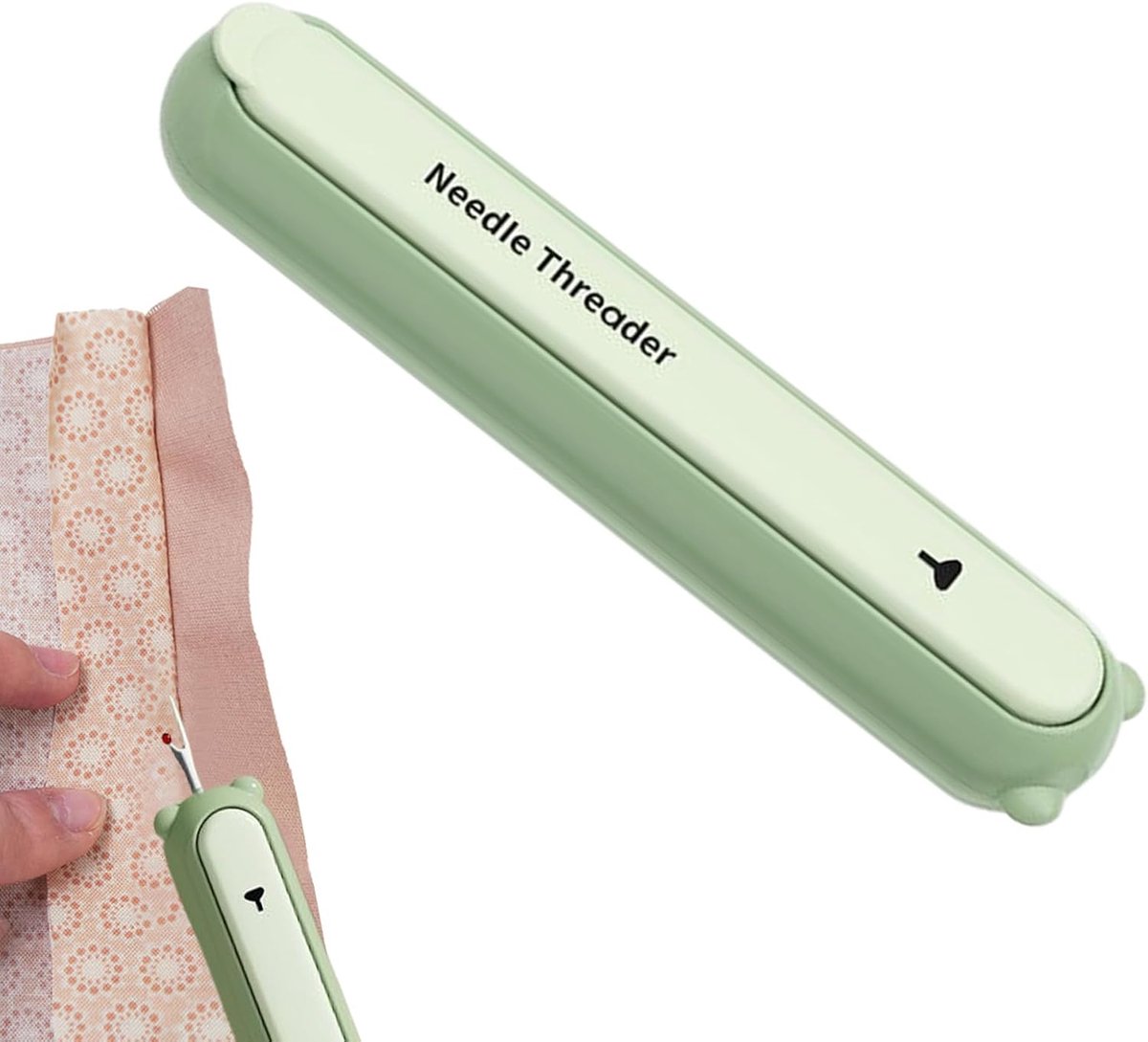 Naalddraders - Naai Gereedschap - Handwerken Stoffen - Antislip Precisie - 10 5 cm - Groen