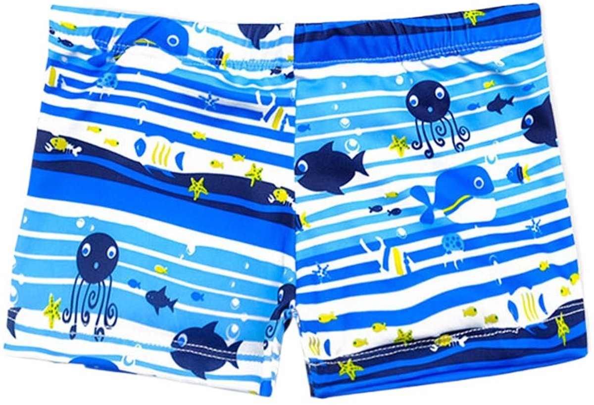 Dailygoods- Kinderbadpak Sneldrogend - Bedrukte Zwemshorts - Lichtgewicht Waterdicht - Elastische Tailleband - Veilig voor Kinderen - Perfect voor Strand - Zwemshort