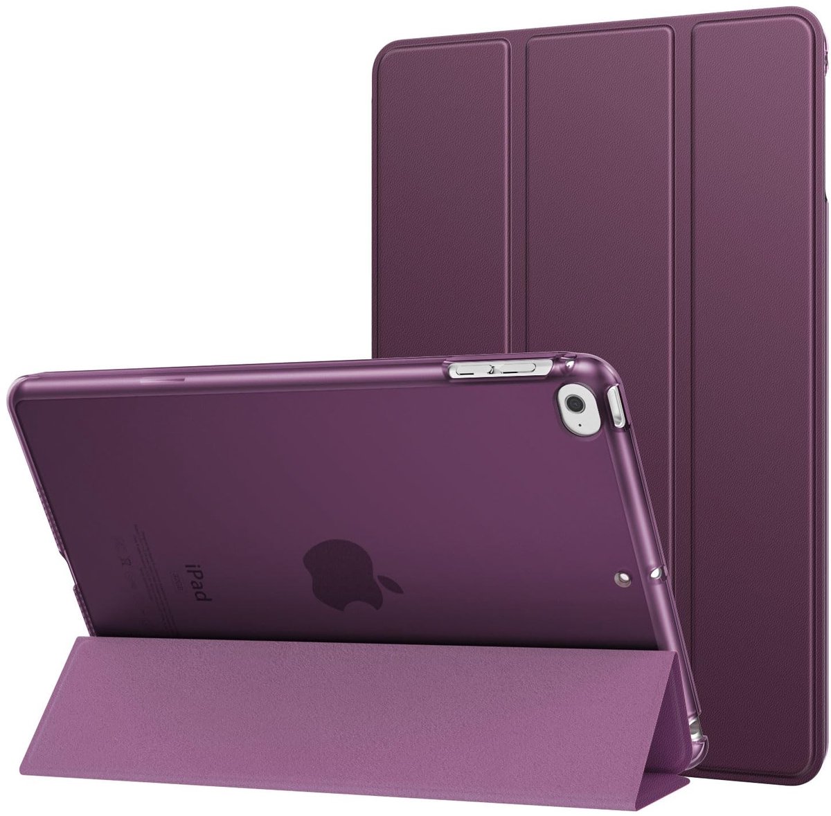 Dailygoods - Case voor Nieuwe iPad Mini 5-4 - Slanke Lichtgewicht Hoes met Auto Wake-Sleep - Donkerpaars - Beschermende Cover voor iPad Mini - 7....