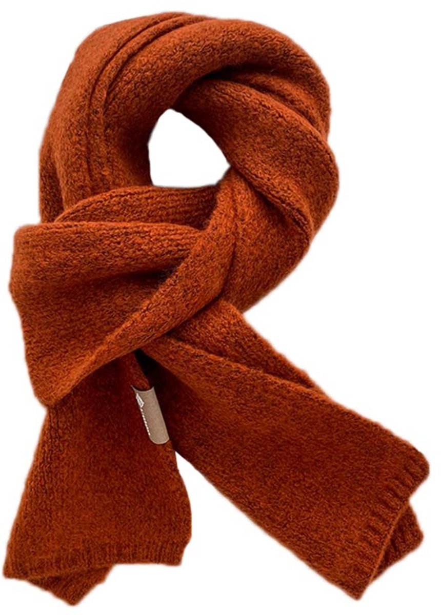 Dailygoods- Sjaal Uniseks - Gebreide Wollen Sjaal - Lange Sjaal 20 x 150 cm - Zachte Warme Sjaal - Perfect voor Lente/Herfst/Winter - 19 Kleuren Beschikbaar