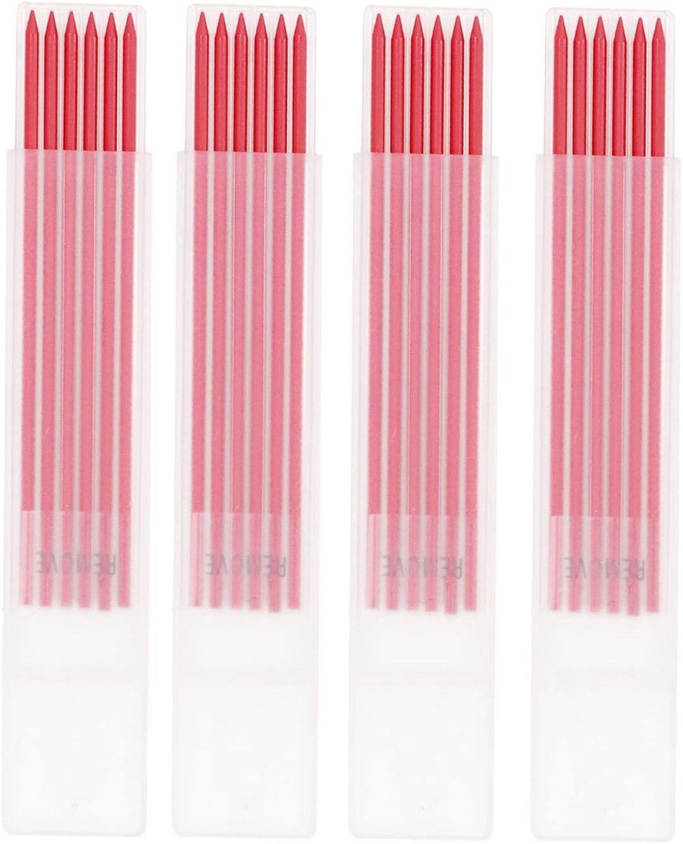 Dailygoods- Potloodvulling 24 Stuks - Timmerman Potloodvulling - Grafiet - Opbergdoos - Duurzaam - 2,8 mm Diameter - Grafietvulling