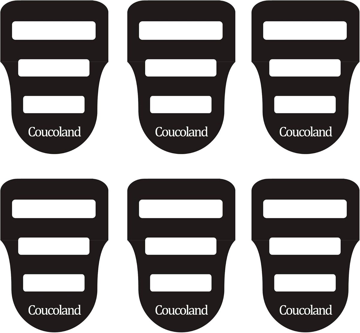 Zakdoek Houders - Accessoire Set - Formeel Gebruik - Perfecte Pasvorm - 6 Stuks - Transparant
