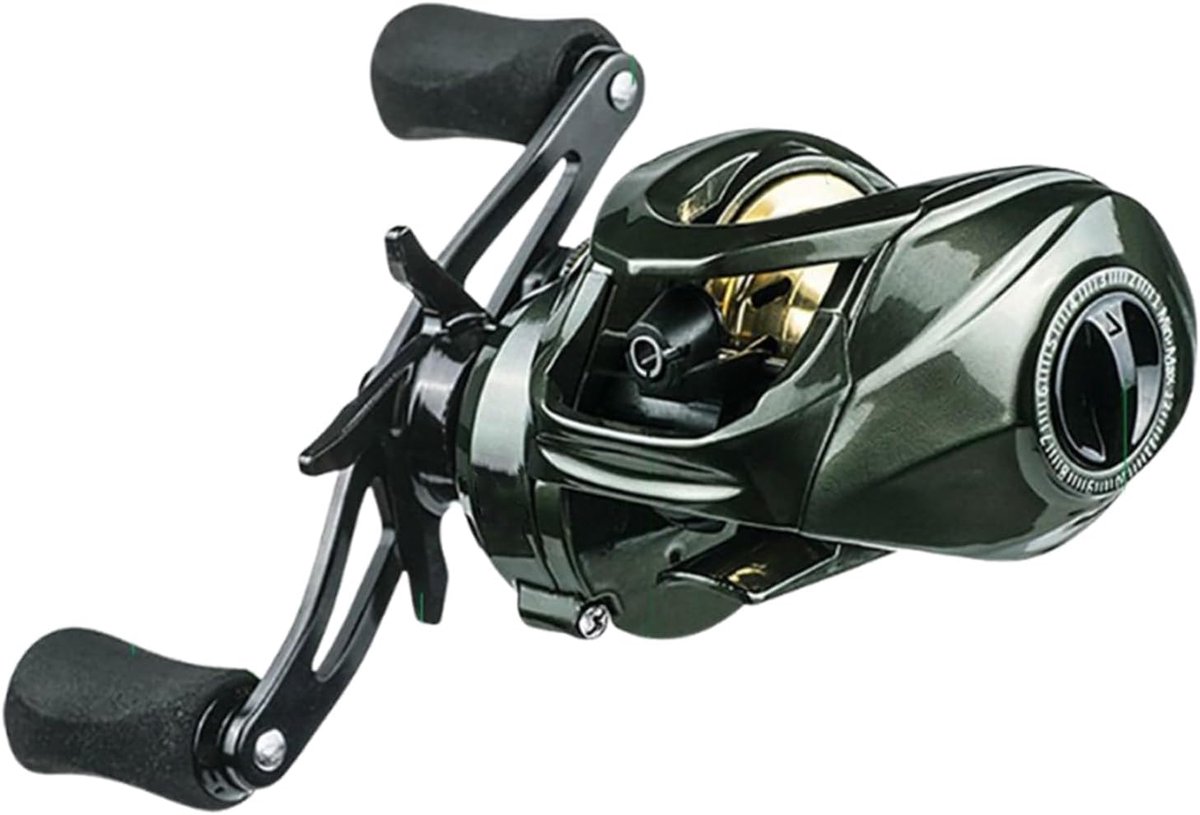 Werpmolen - Baitcaster Haspel - Vissen - 8kg Sleepkracht - Lichtgewicht - Zilver