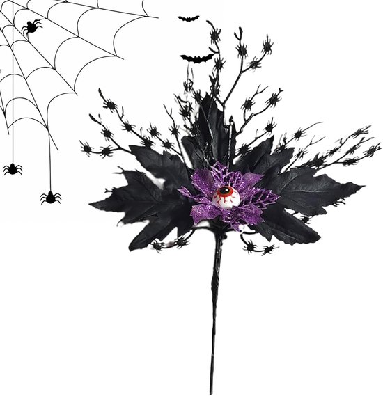 Halloween Tak Decoratie - Nep Takken Horror - Creepy Sfeer Creëren - Realistische Textuur - 30 cm Lengte - Zwart