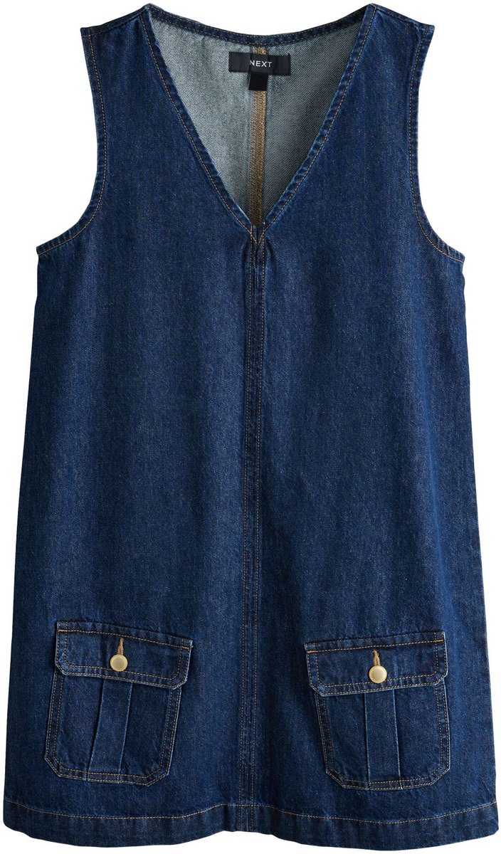 Next - Dames - Denim mini-jurkje - Blauw