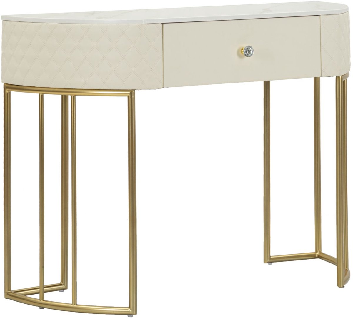 Mauro Ferretti Consoletafel Sharon 100×40×75 cm Wit