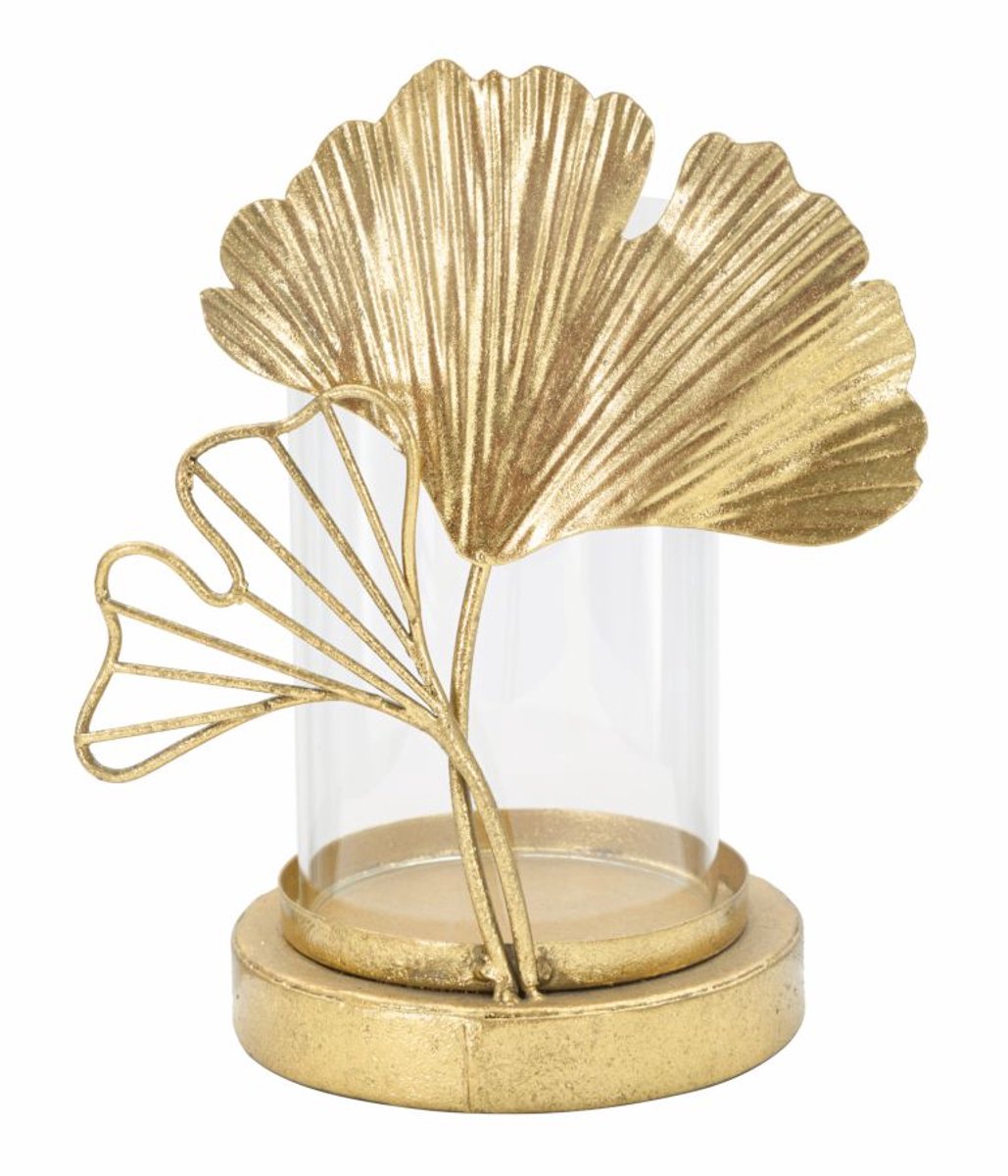 Mauro Ferretti Kandelaar Leaf 17×12×21 cm Goud