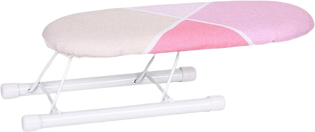 Opvouwbare strijkplank - Mini strijkplank - Snel kleding strijken - Compact en draagbaar - 26cm x 11cm - Grijs