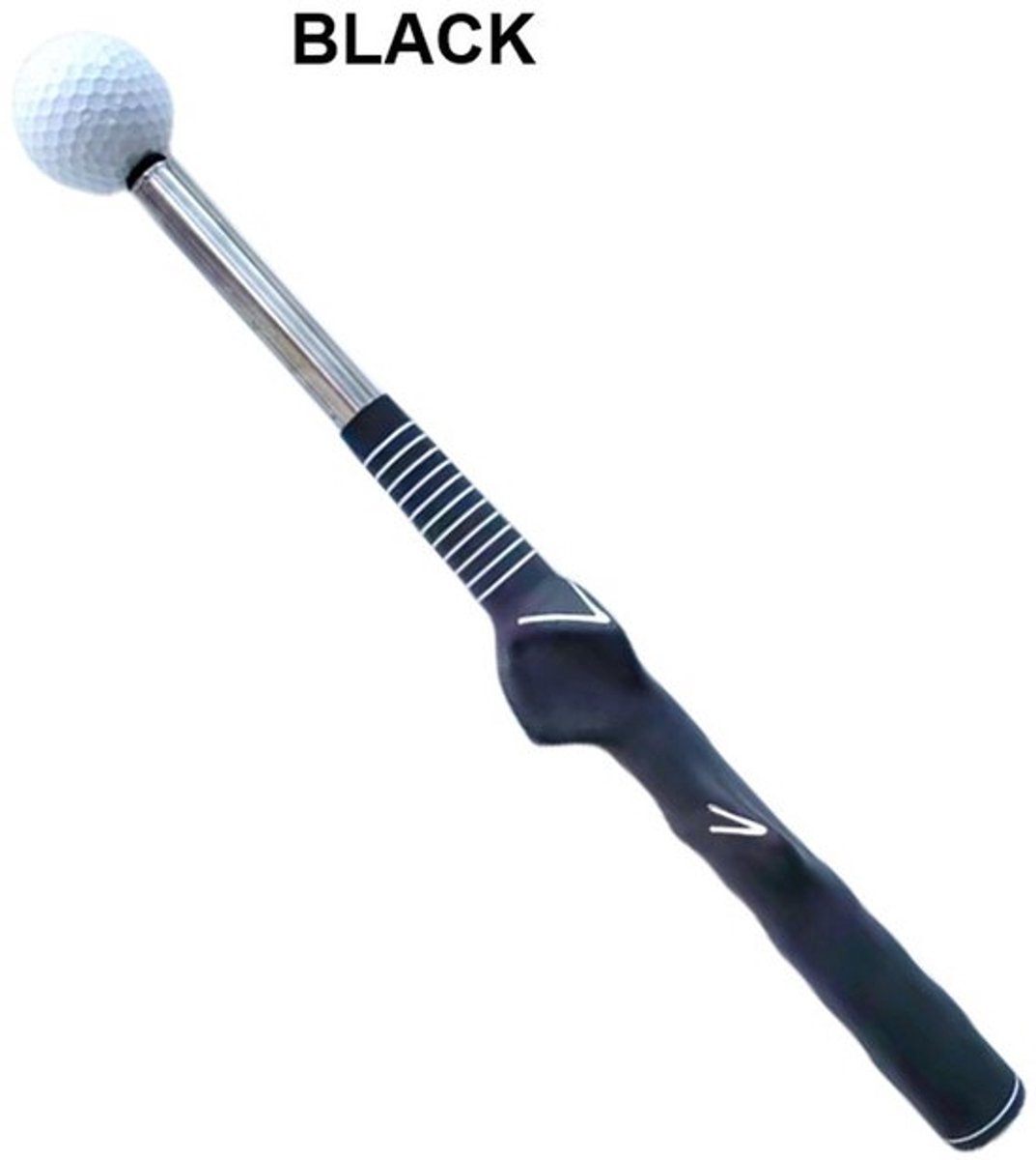 Uitschuifbaar hulpmiddel voor het trainen van de golfswing, draagbare griptrainer met klikfeedback, geschikt voor zowel links- als rechtshandige spelers, warming-upstang, telescopische korte club voor indoor golftraining.