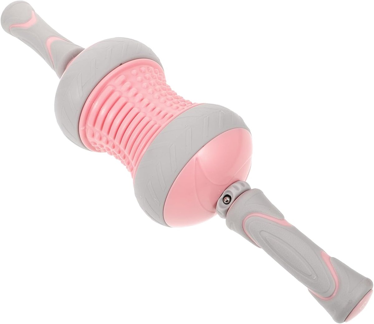 Buikroller - Buikspierwiel Fitnesswiel - Buikspiertraining - Antislip Wiel - 45 cm - Roze