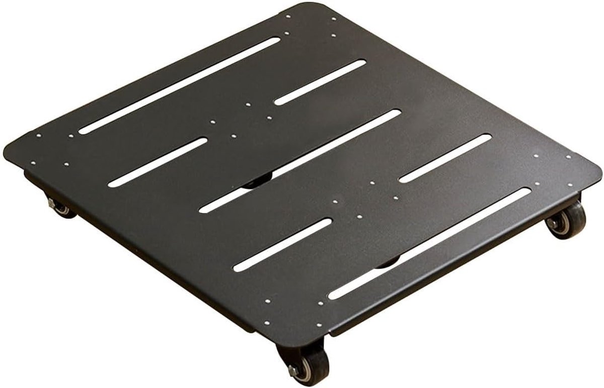 Plantenroller - Verrijdbare potten - Planten verplaatsen - Vergrendelbare wielen - 40x40cm - Zwart