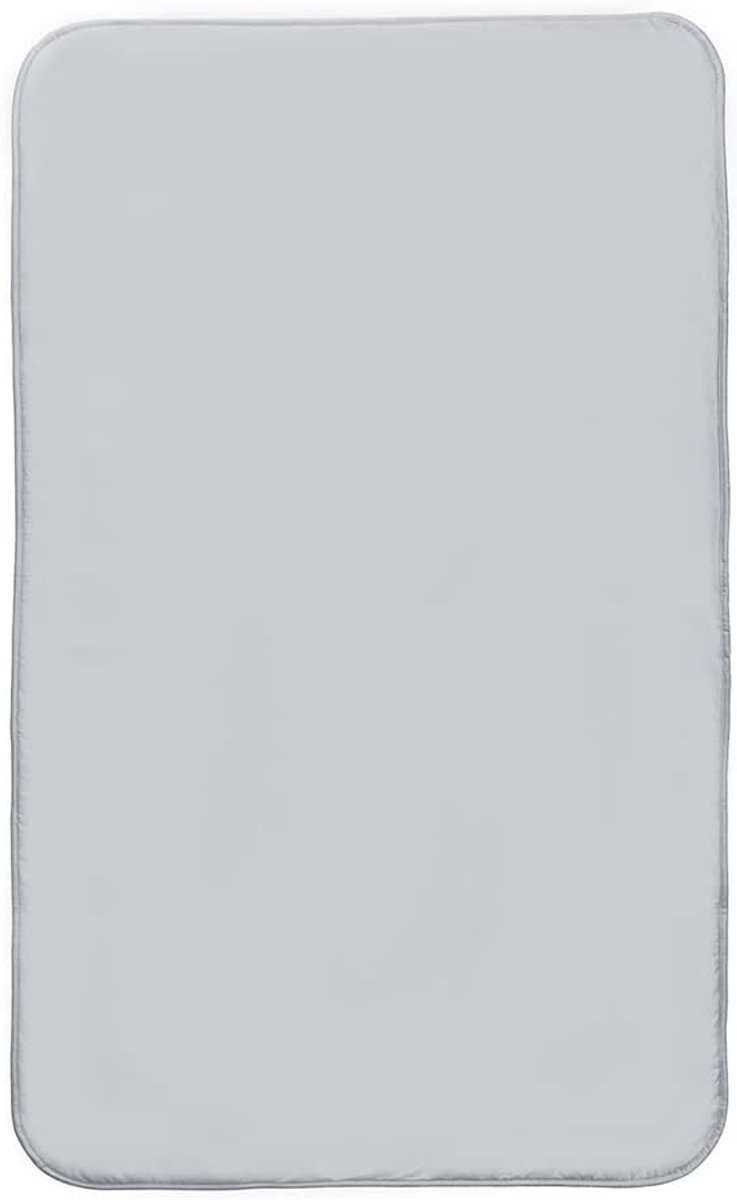 Draagbare strijkdeken - Strijkmat opvouwbaar - Snel kleding strijken - Hittebestendig materiaal - 48x85CM - Zilver