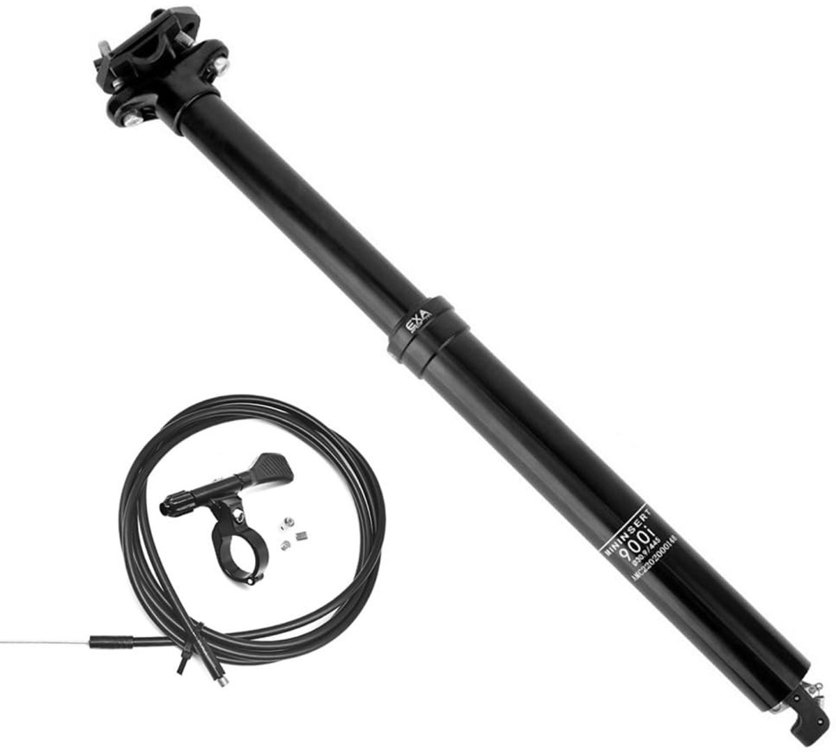 Dailygoods - Fietszadelpen 0-150 mm Verstelbaar - Hoogwaardige Alu Zadelpen voor Mountainbike