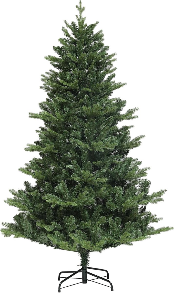 Kunstkerstboom - Kerstdecoratie - Feestelijke Sfeer - Snel Op te Bouwen - 180 cm - Groen