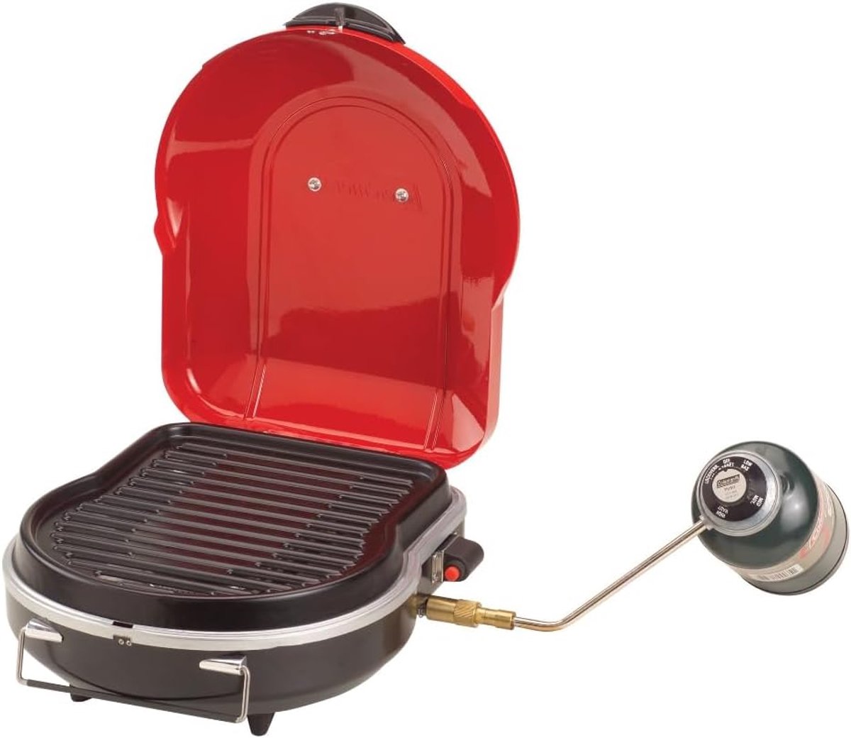 Draagbare Gasgrill Compacte Grill Buiten Koken Afneembare Vetpan 100 cm² Kookoppervlak Multicolor