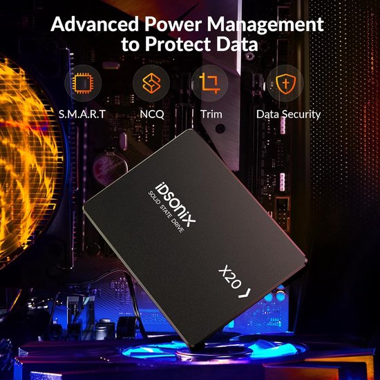Interne SSD - Harde schijf - Sneller opstarten - 3D NADA Flash - 1 TB - Zwart — afbeelding 4