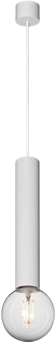 Taboo hanglamp wit aluminium, verstelbare hangkabel, E27-fitting, dimbaar, lichtbron niet inbegrepen