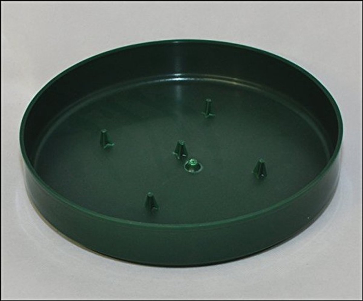 Solidchoice - Set van 7 Groene Bloemenschalen Ø 25 cm