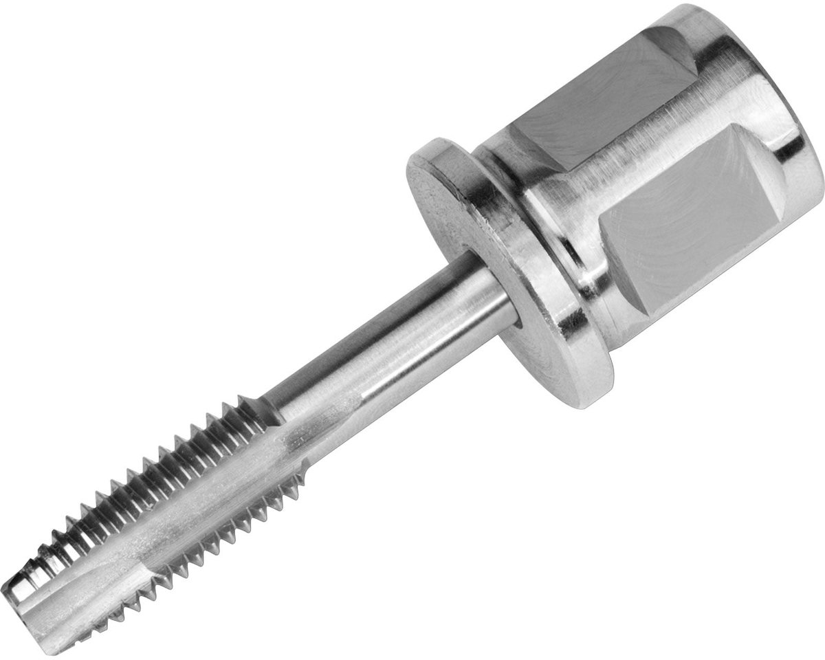 Fijn 1x Draadtap voor doorlopende gaten met adapter 3/4" Weldon-opname M 8 - 63110020030