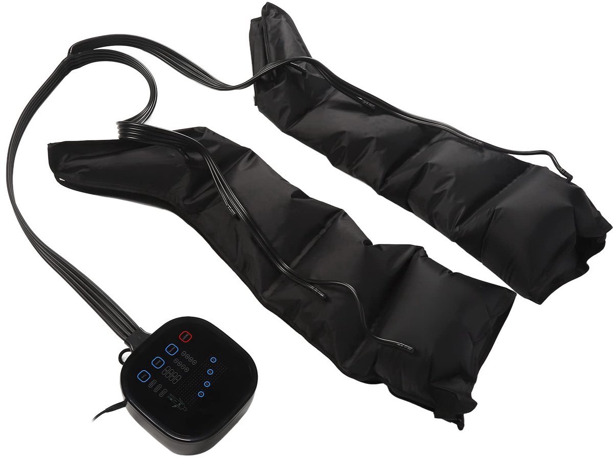 Casalora Beenmassage Apparaat met Luchtcompressie - 4 Modi en Instelbare Intensiteit - Massage Boots voor Benen, Voeten en Bovenbenen - Ontspanning en Comfort Thuis