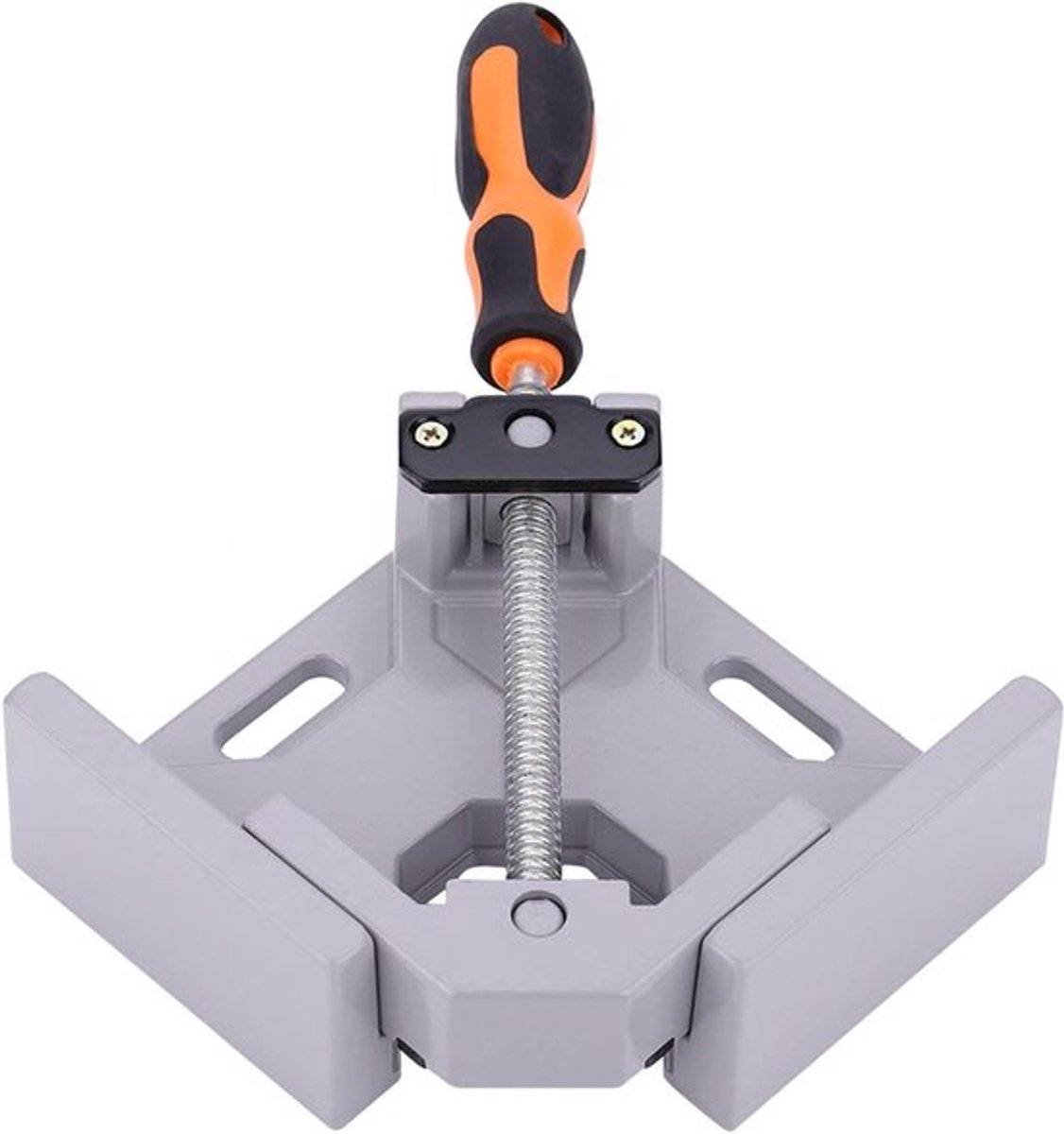 Robuuste Houtlaswerk Hoekklemmen van Aluminium Legering met Rotatie, Tot 70mm Opening, Ergonomische TPR Handgreep voor Meubelproductie en Fotolijsten