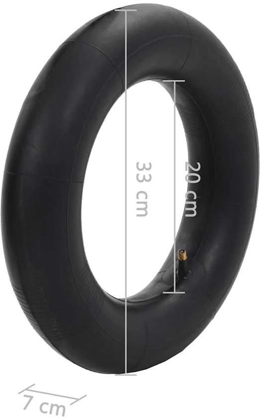 vidaXL - Kruiwagenbinnenbanden - 2 - st - 3.50-8/16x4/4.00-8/400x100 - rubber van VidaXL — afbeelding 4