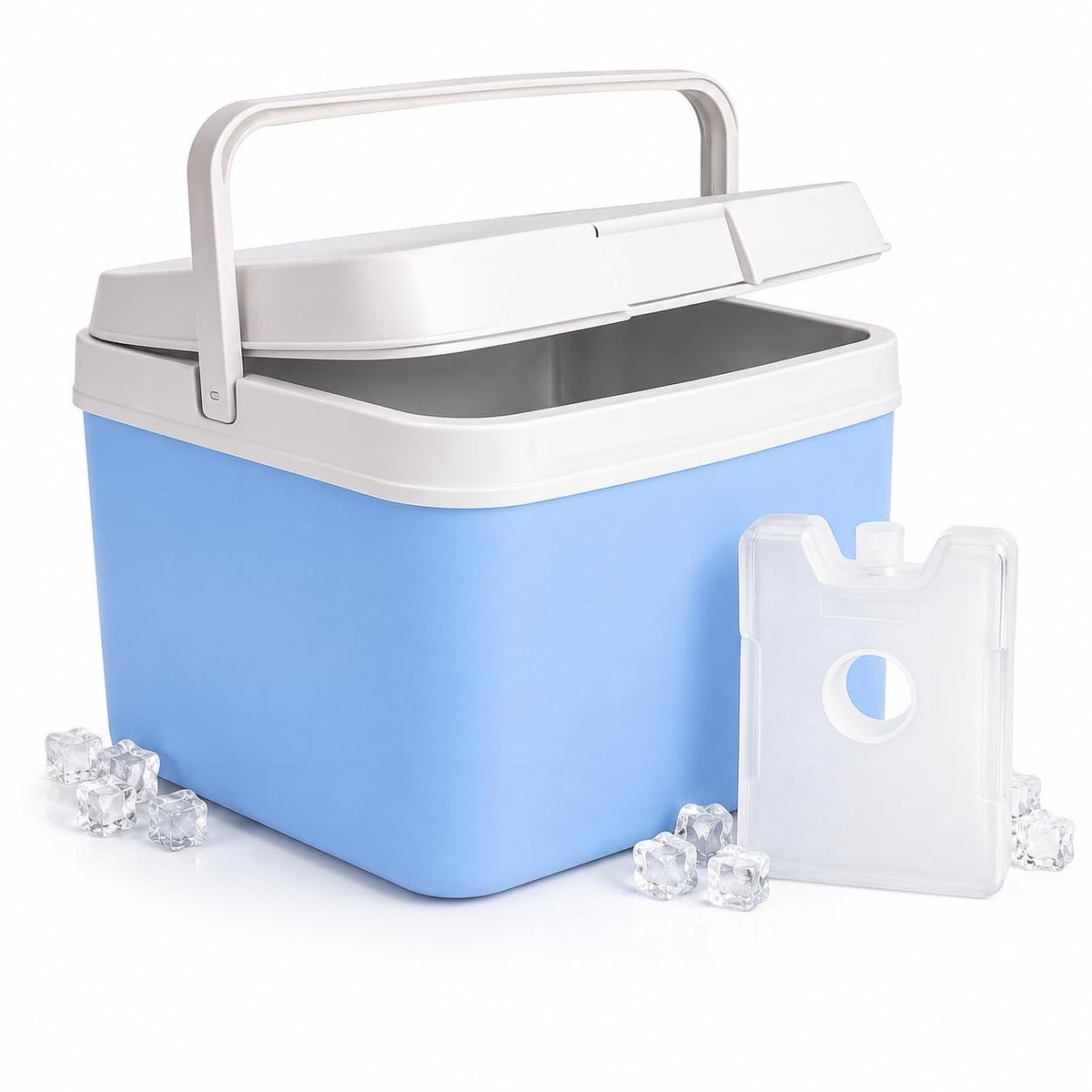 Solidchoice - 15 Liter Koelbox met Koelaccu - Ideaal voor Picknicks en Kamperen
