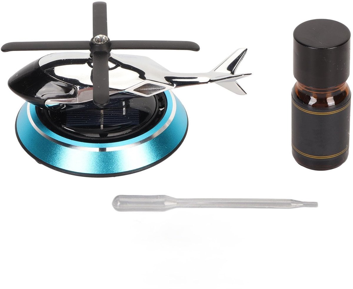 Solidchoice - Auto Luchtverfrisser - Zonne-energie Helikopter Aromatherapie