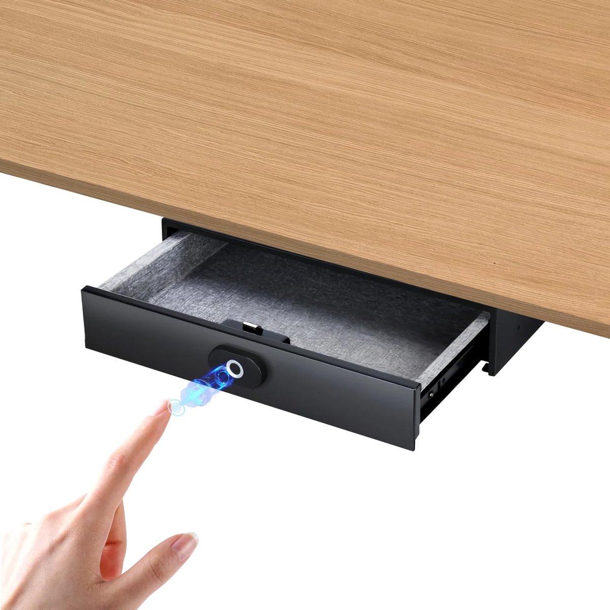 Solidchoice - Intelligente Vingerafdrukkluis, Oplaadbaar en Veilig