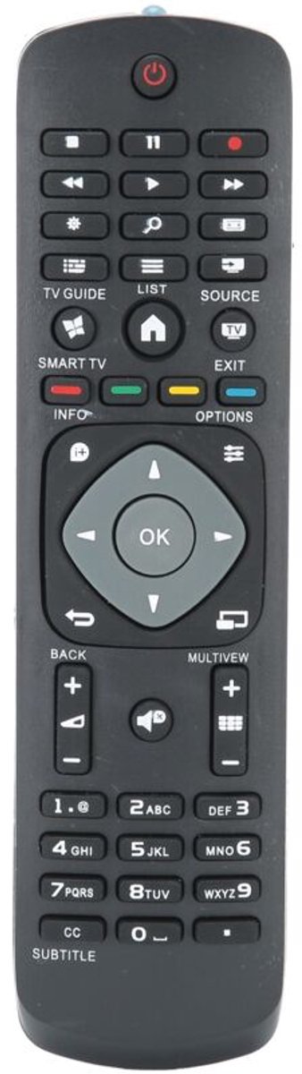Krachtige afstandsbediening voor smart-tv's en huishoudelijke apparaten. Universeel model.