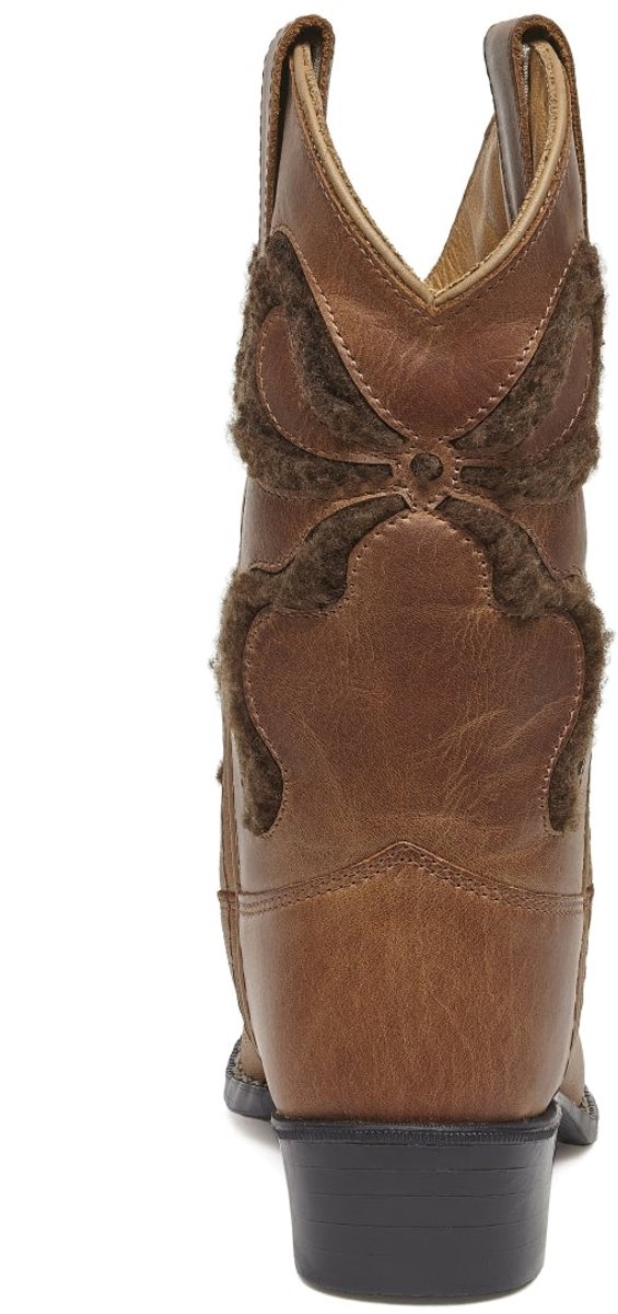 Bootstock Bow Teddy Brown Cowboylaarzen - Kinderen - Bruin - Leer