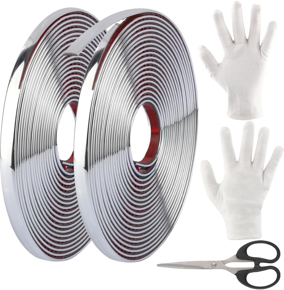 Solidchoice - Zelfklevende Chrome Trim voor Meubels en Auto's