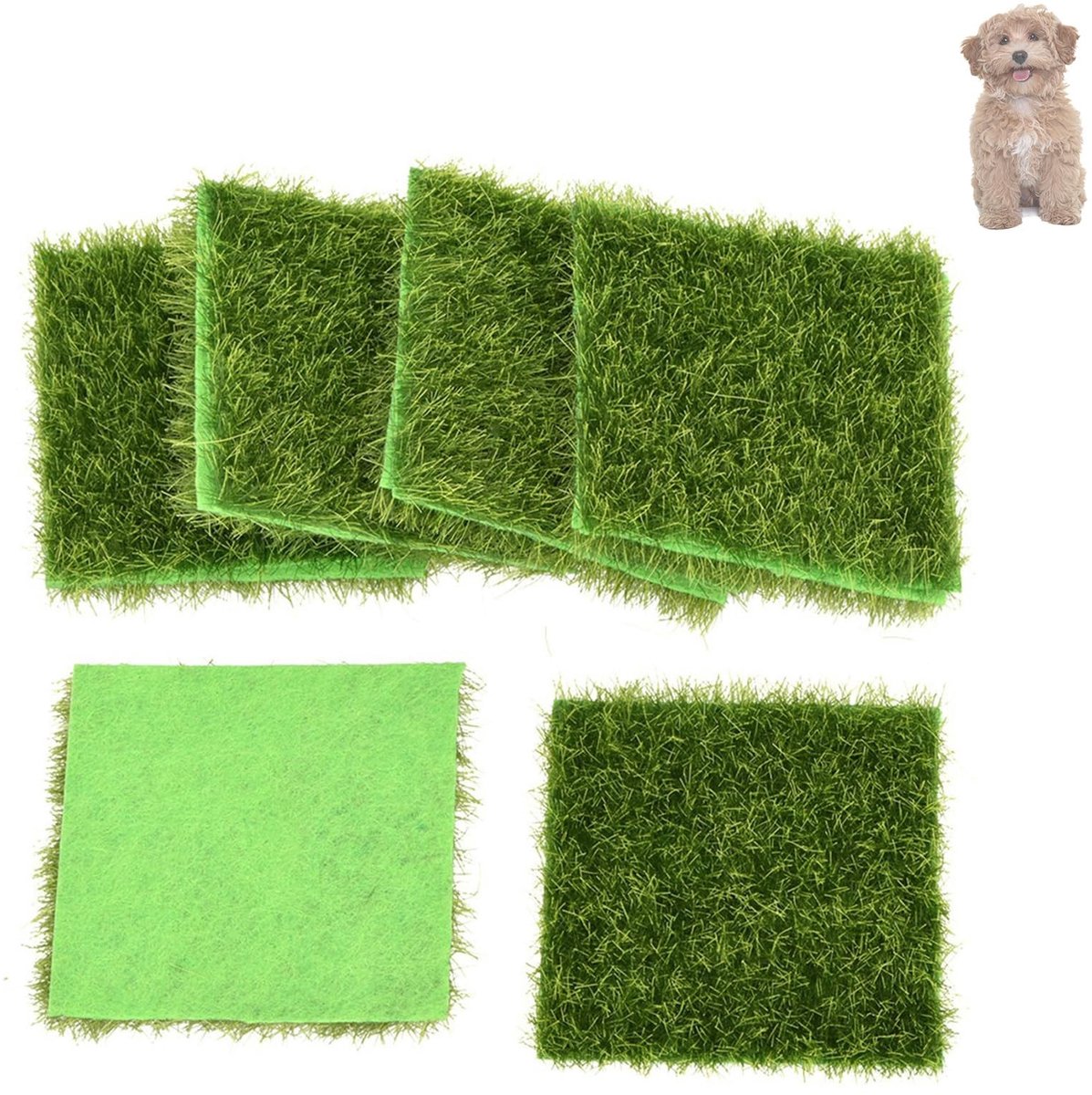 Solidchoice - 10 Stuks Kunstgras voor Miniatuur Landschap Decoratie