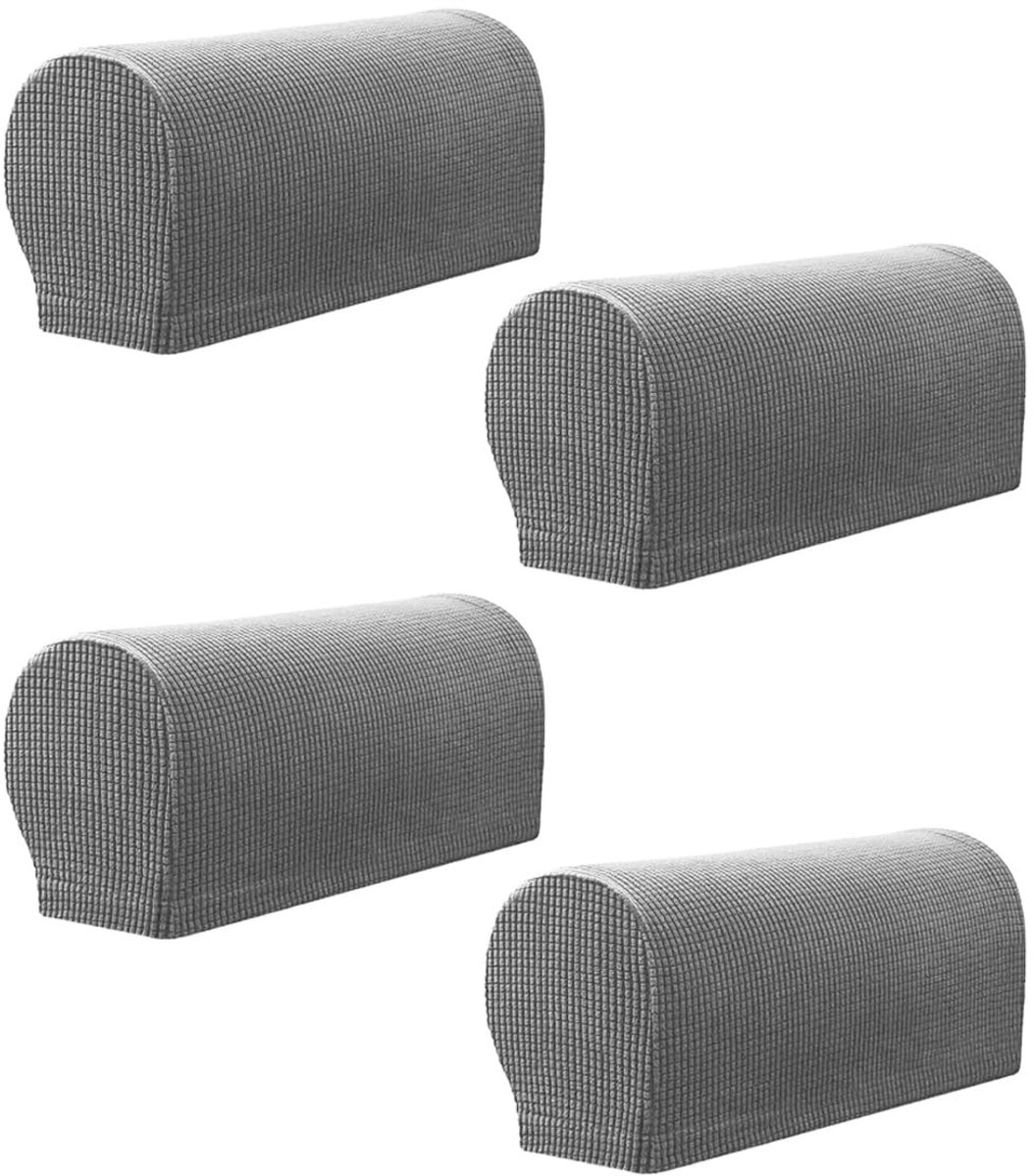 Solidchoice - 4-delige Stretch Armsteunhoezen voor Meubels