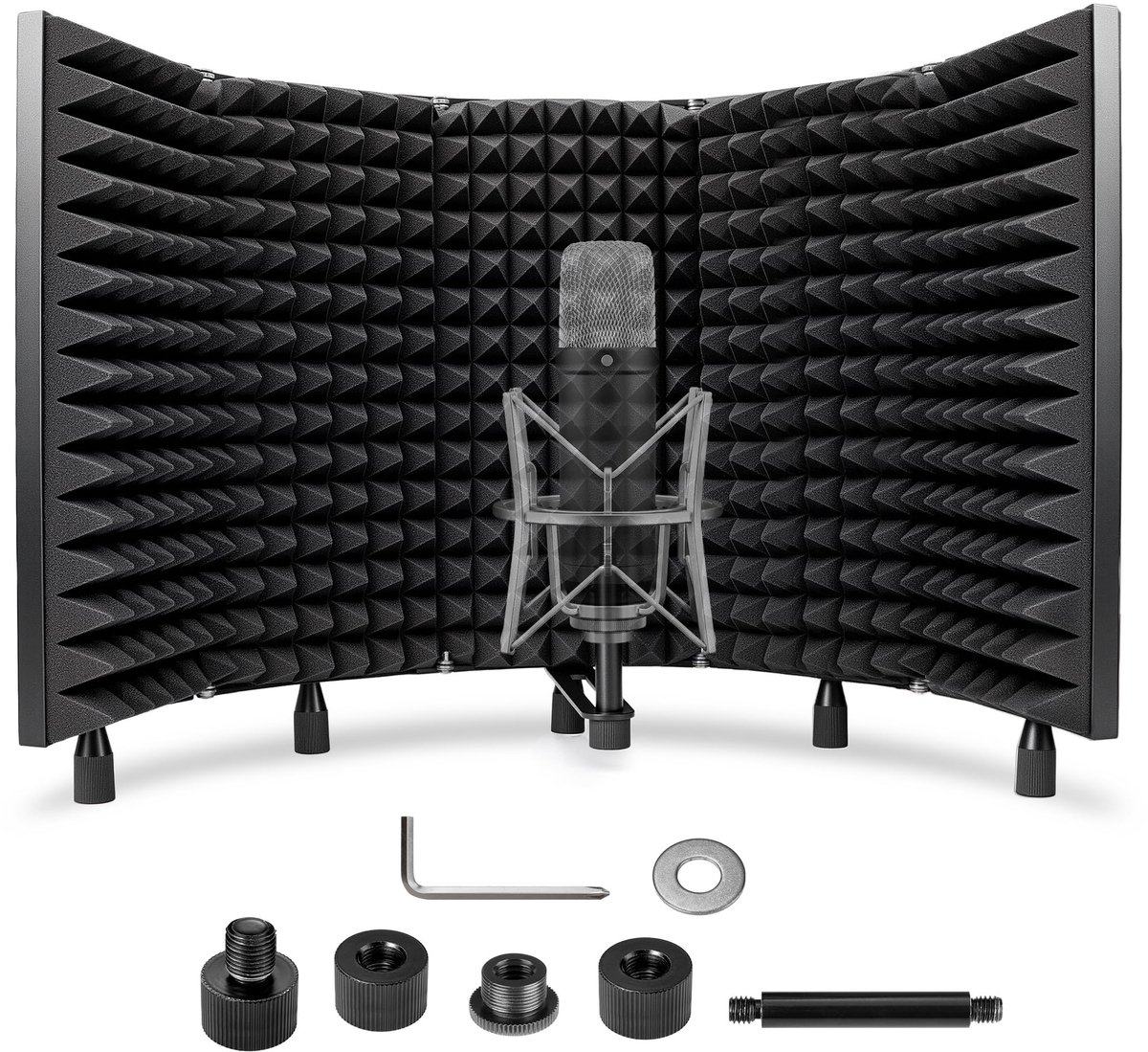 Solidchoice - Microfoon Isolation Panel - 5 Panelen voor Geluidsabsorptie