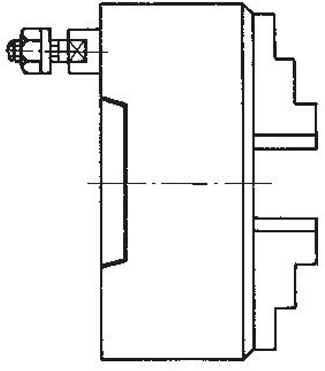 Röhm Planspiralfutter Duro-M 160/3 Bajonet (ISO 702-3/DIN 55027) KK 5 Basis- en opzetklauwen - 185523