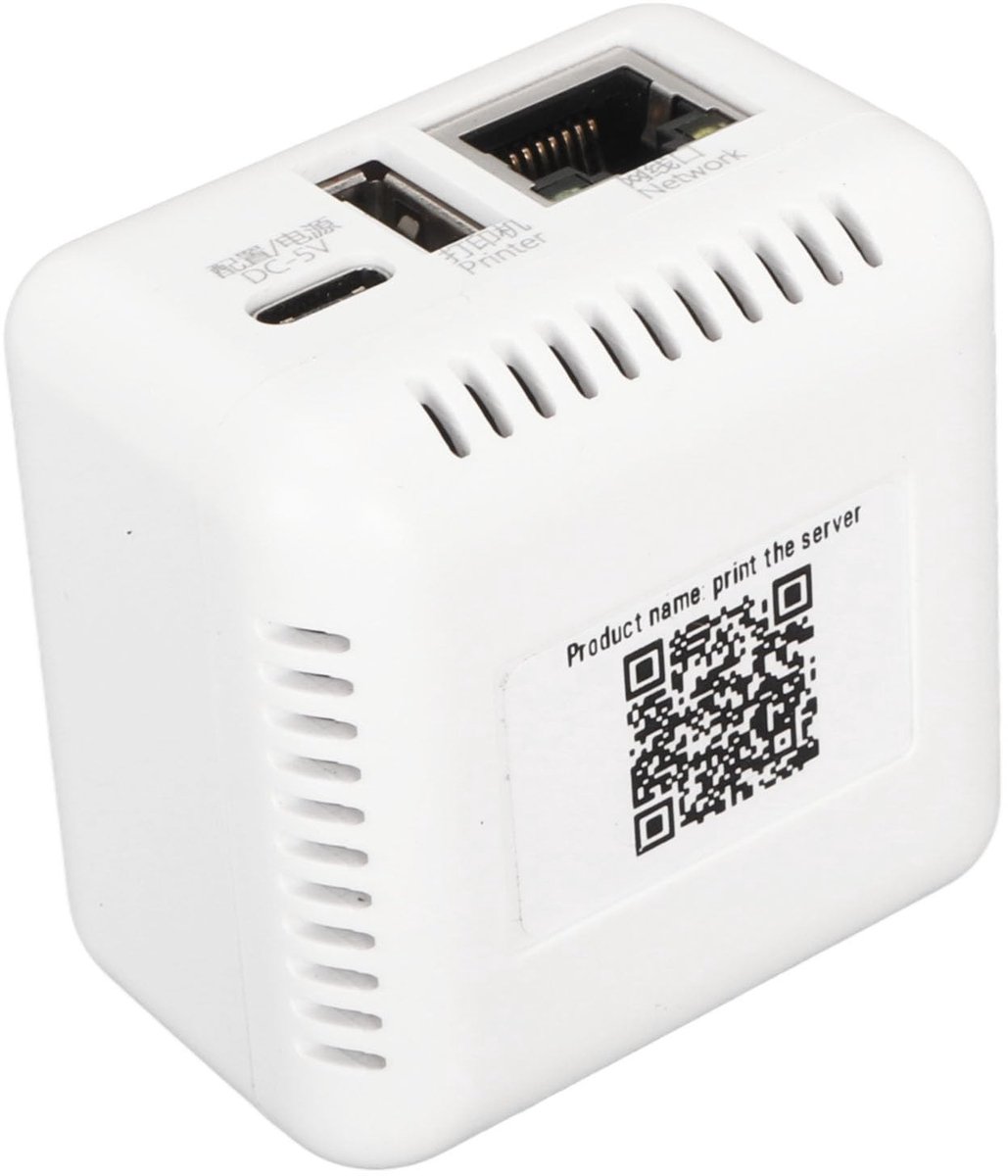 Solidchoice - USB 2.0 Netwerk Print Server met 5V LAN Print Delen