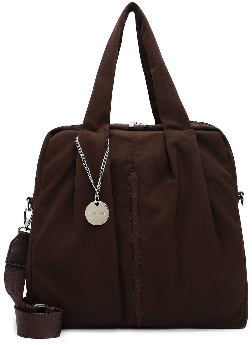 Tamaris schoudertas Mia Cityshopper Brown donkerbruin
